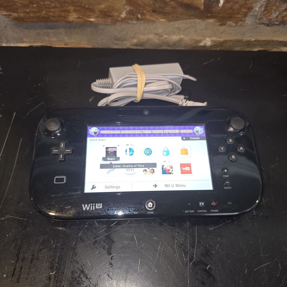 Nintendo Wii U [WUP-010 (USA)] Gamepad Handheld W. Charger Tested